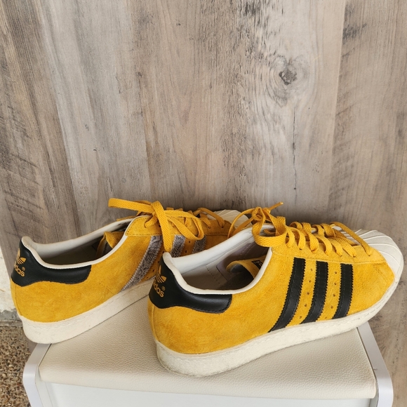 RARE Adidas Gold Suede 80s Superstars - Picture 11 of 16
